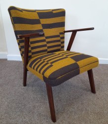 Danish Leaning Chair Pierre Frey Fabric